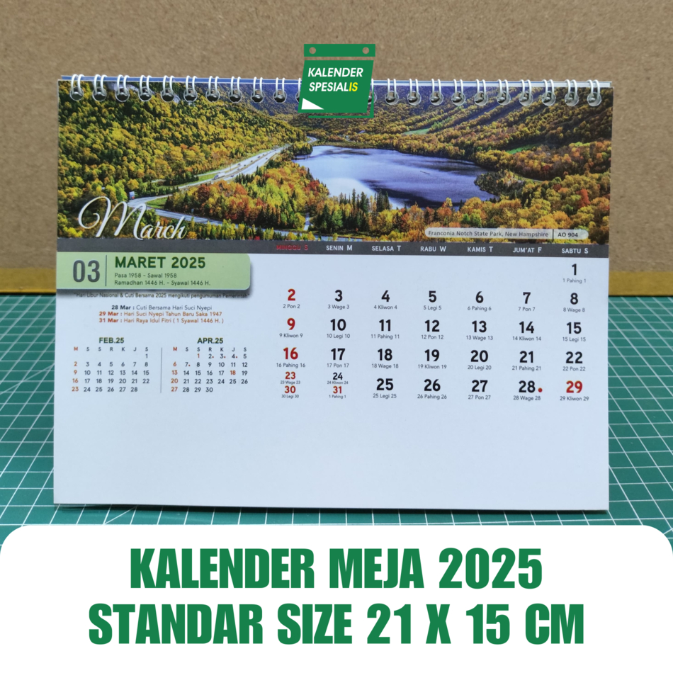

PROMO KALENDER MEJA 2025 PEMANDANGAN ALAM LANDSCAPE - BEST SELLER