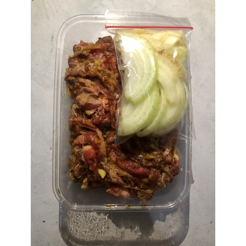 

beef slice marinasi teriyaki