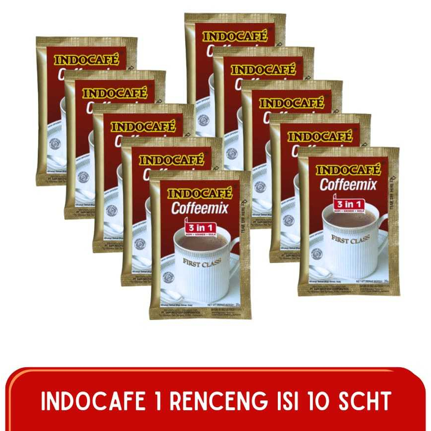 

Kopi Indocafe Coffeemix 3-in-1 Renceng (isi 10 sachet)