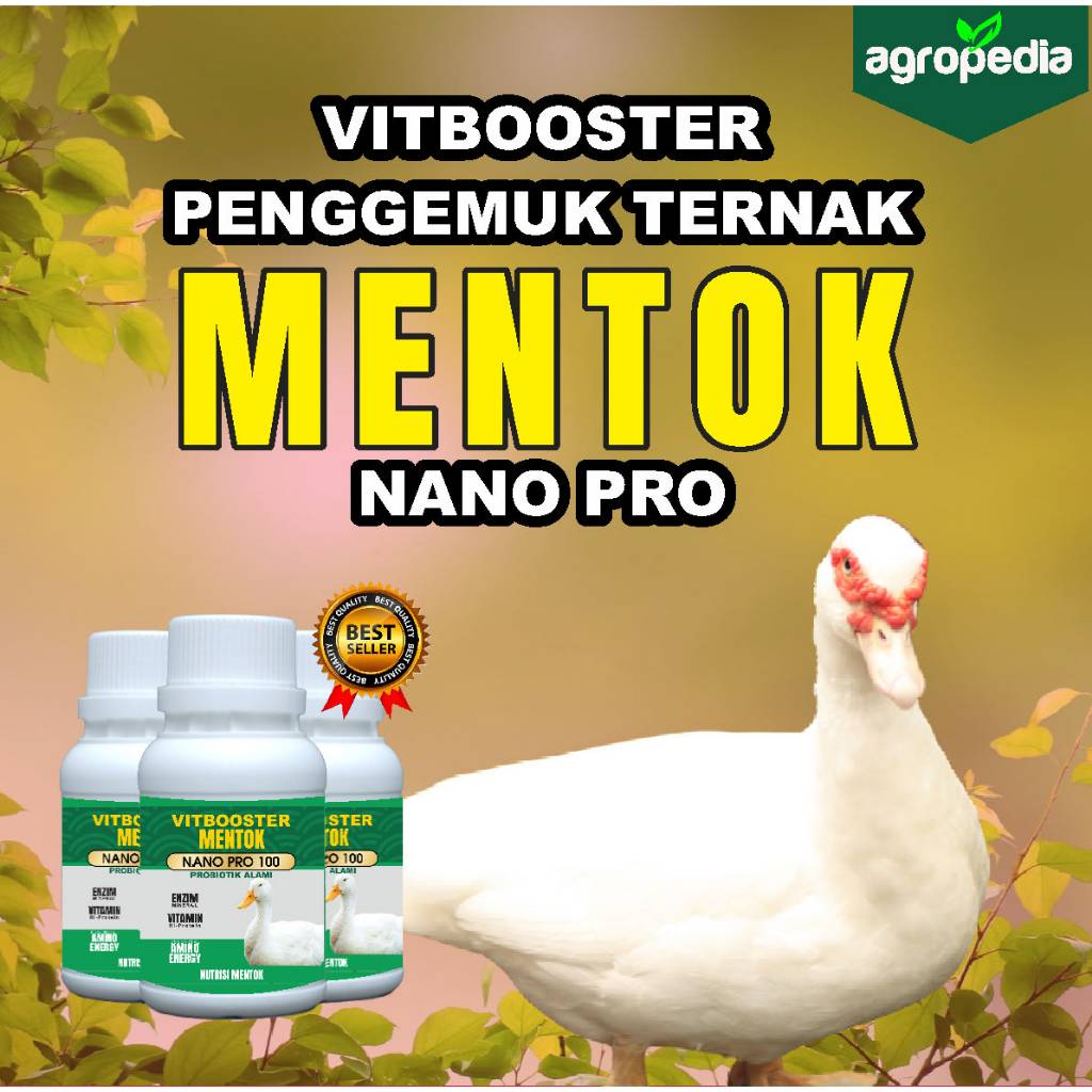 Vitamin Ternak Mentok / Nutrisi Penggemuk Mentok / Booster Pertumbuhan Mentok 100ml