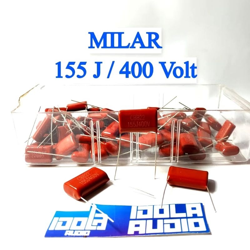 MILAR 155J / 400V | Milar 155 J / 400 Volt Merah