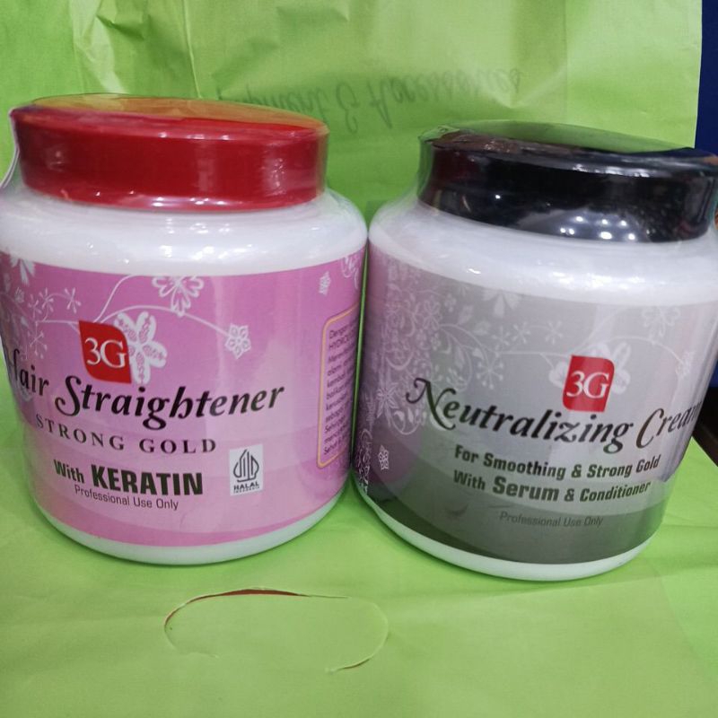 3G Pelurusan rebonding keratin 1000ml/smoothing super gold.
