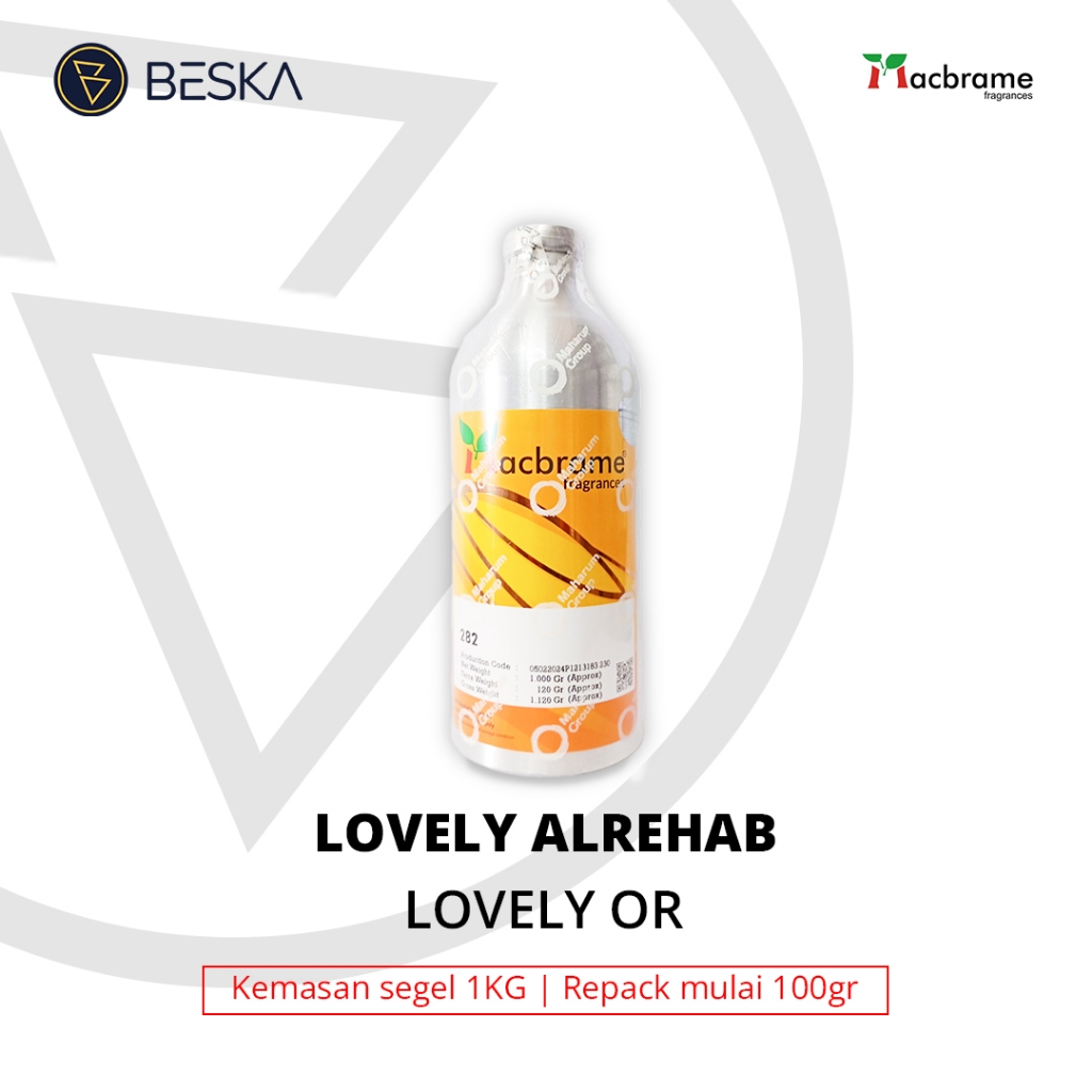 LOVELY OR - MACBRAME |  REPACK BIBIT PARFUM MURNI
