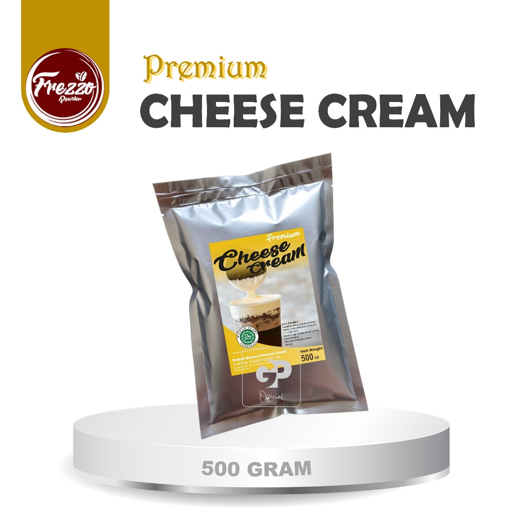 

Cheese Cream Premium 500 gram - Bubuk Cream Rasa Keju Topping Frezzo Grosir Powder