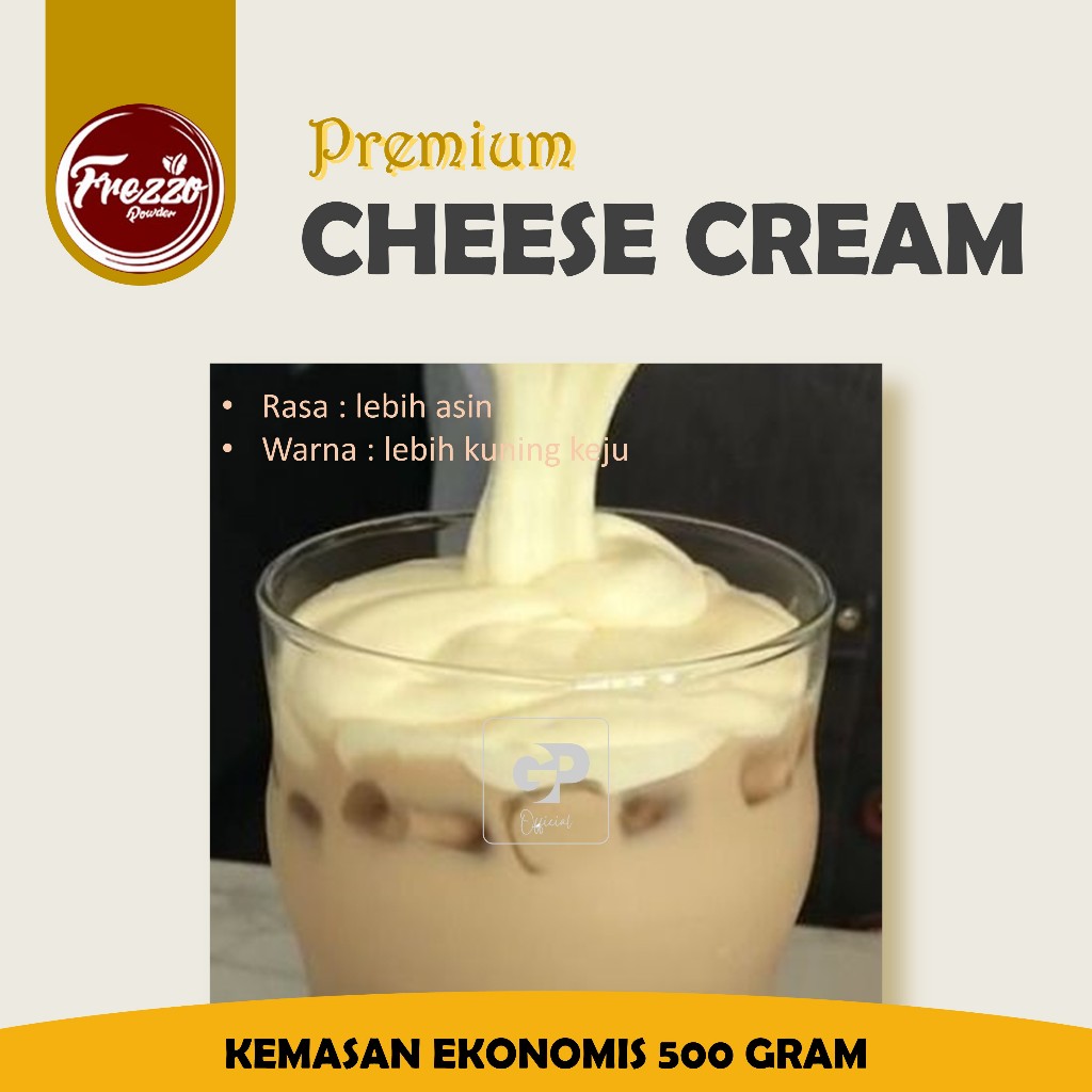 

Ygshop17 Cheese Cream Premium 500 Gram - Bubuk Cream Rasa Keju Topping Frezzo Powder
