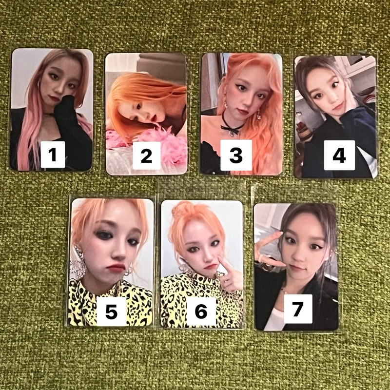 Photocard (PC) Official Song Yuqi (G)I-DLE GIDLE IDLE