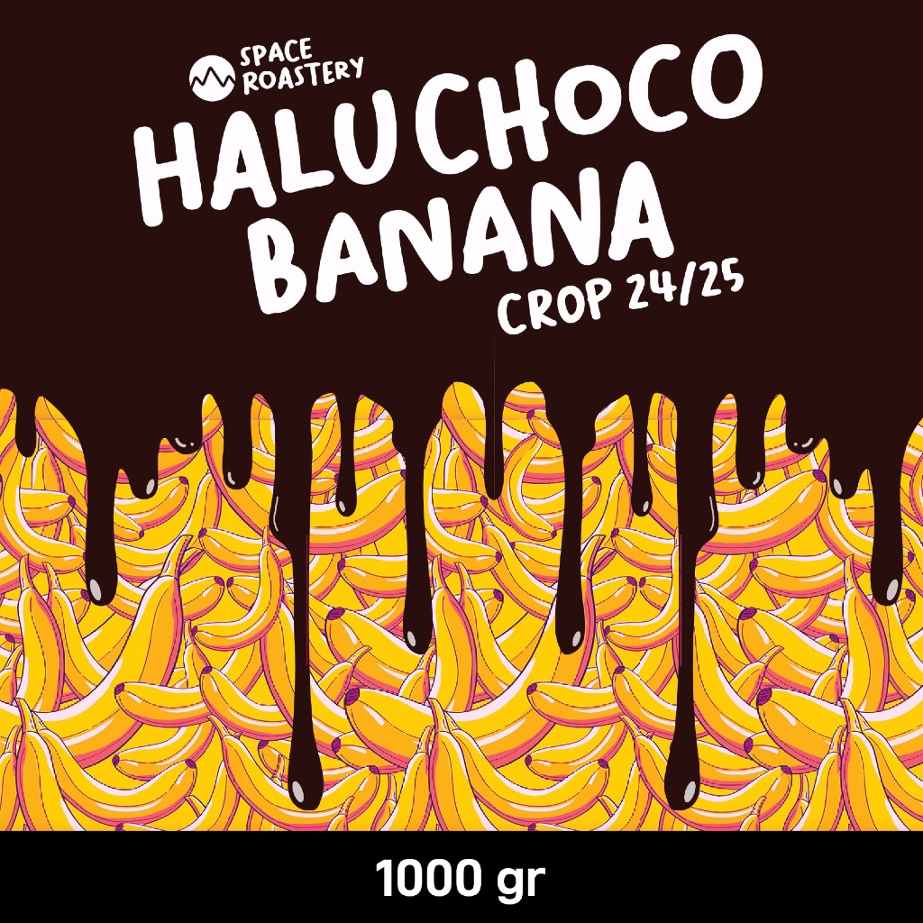 

HALU CHOCO BANANA Specialty Coffee (1000 gram) by Space Roastery