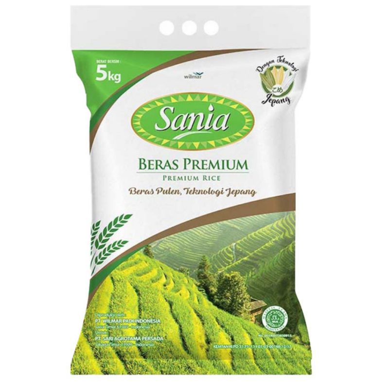 

Sania beras Premium 5 kg