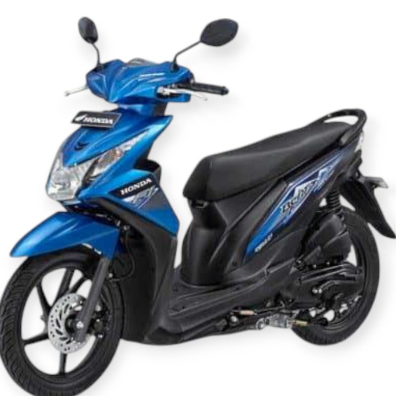 FGH stiker striping motor honda beat fi 2013 beat esp hitam biru lis bodi standar berkualitas
