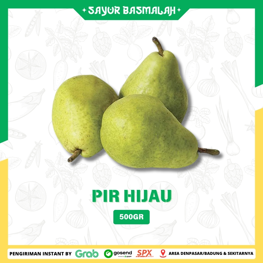 

Pir Hijau 500gr - Sayur Basmalah