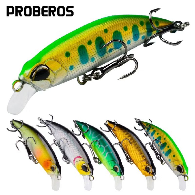 ( MS 12 ) Umpan minnow casting ultralight fishing lure 5.4 cm / 4.3 gram