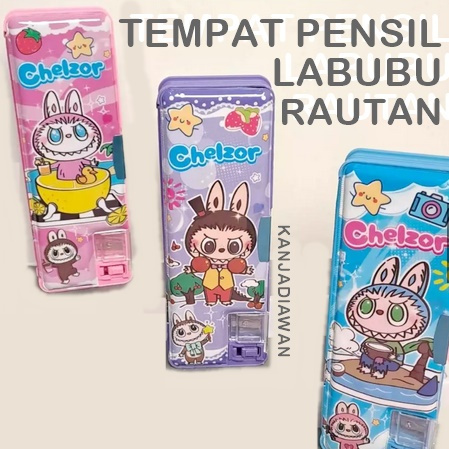 

Tempat pensil Anak Labubu Pencil Case The Monster Tempat Pensil Rautan Labubu