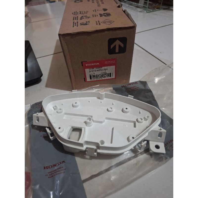case meter tulangan putihan speedometer spido spedo honda supra x125 X 125 fi injeksi injection orig