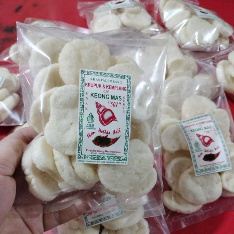 

KERUPUK KEMPLANG KEONG MAS KHAS PALEMBANG 35g