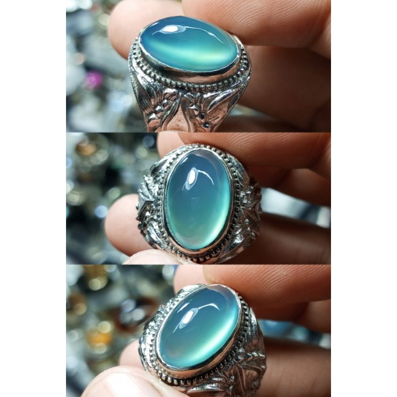 BATU AKIK ANGGUR BIRU LANGIT