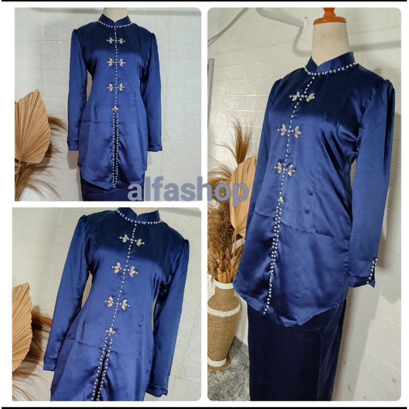Set Kurung Melayu Outfit Kondangan/pesta baju kurung melayu
