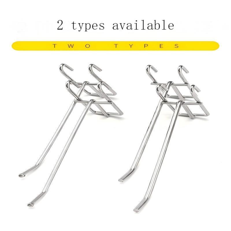 HJK Single Ram Chrome Besi 10 Cm/15 Cm/20cm Cantolan Ram Besi Kawat Ram Aksesoris