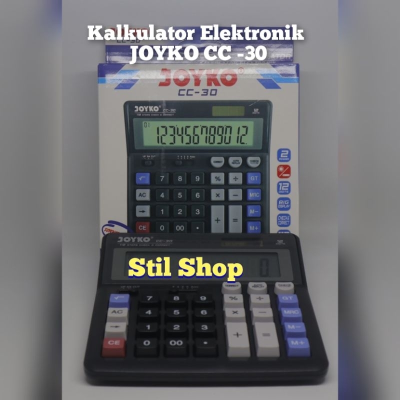

KALKULATOR ELEKTRONIK BESAR JOYKO CC - 30
