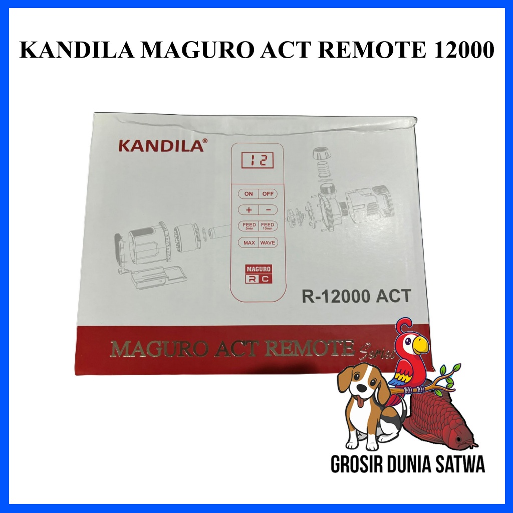 Pompa Aquarium Kolam Kandila Maguro Remote ACT 12000
