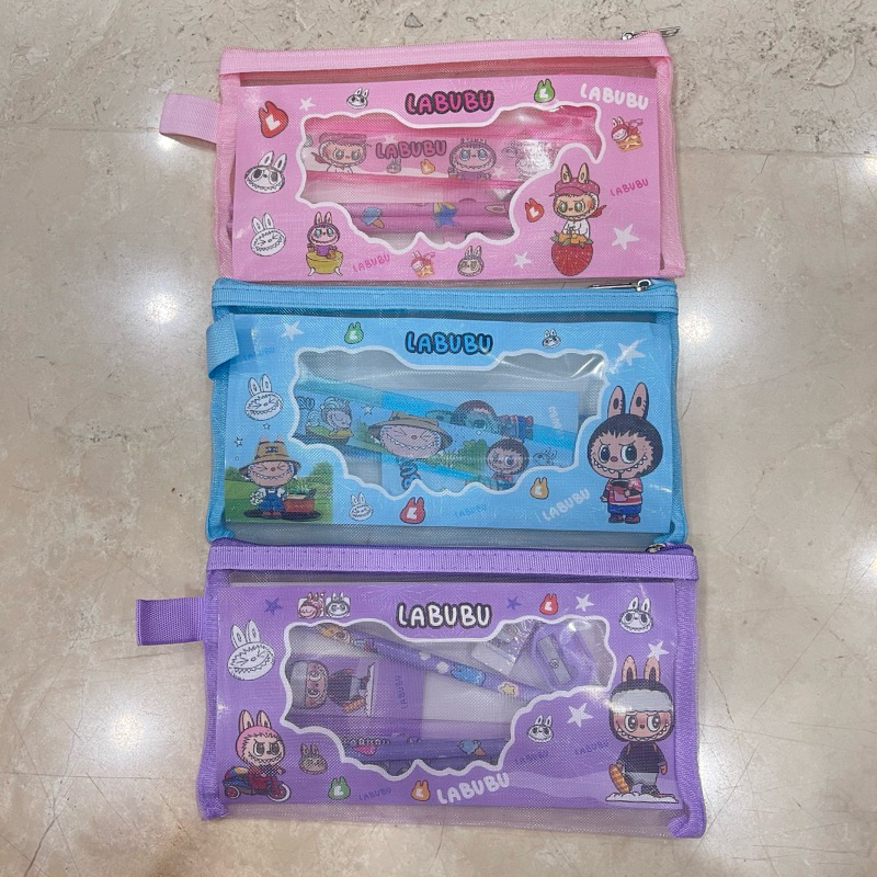 

KUMA STORE Stationary Set Anak Dengan Dompet Set Alat Tulis Anak Dengan Karakter Sanrio Beserta Dompet