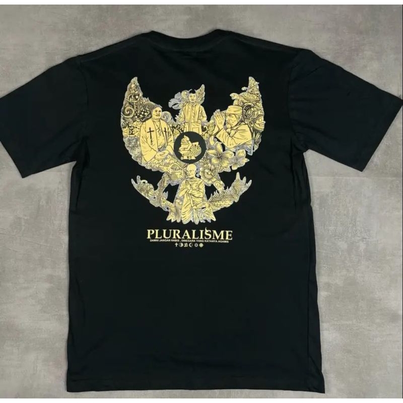 KAOS PLURALISME NEW DTF GARUDA - TSHIRT KATUN LEMBUT DAN NYAMAN TERBARU/ KATA PRIA / WANITA DEWASA V