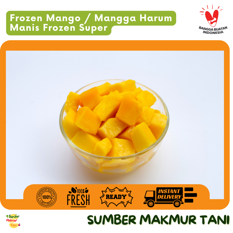 

Frozen Peeled Mango – Potongan Mangga Beku Praktis, Manis & Siap Santap | Smoothie, Jus, Dessert