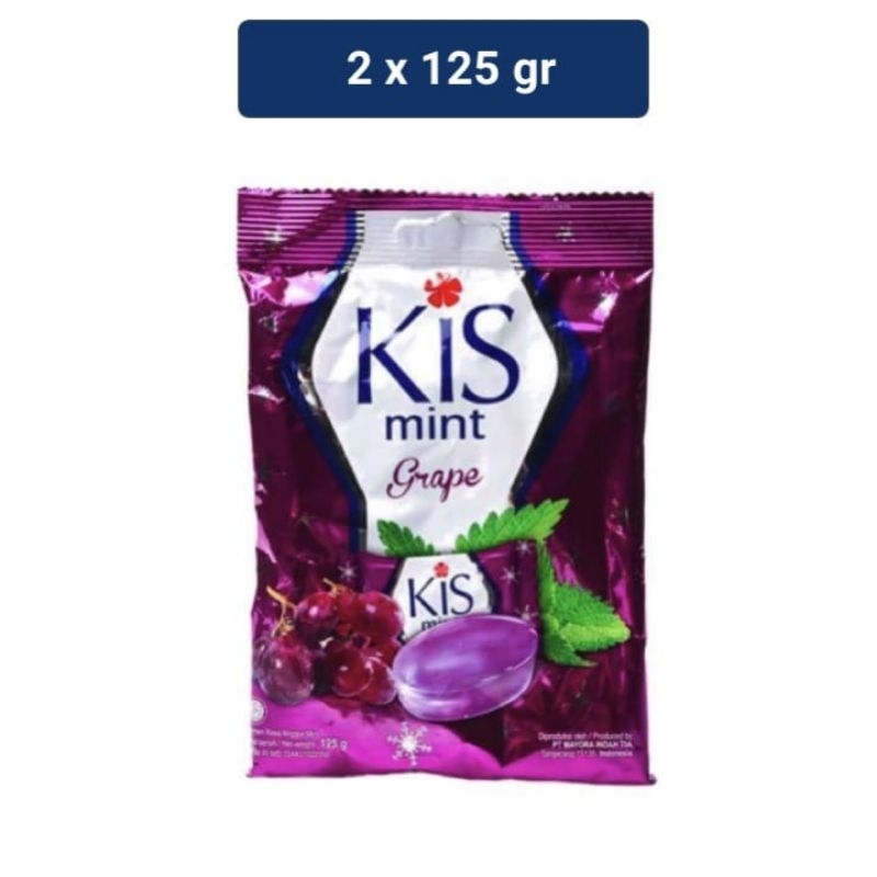 

Kis Permen Mint Rasa Anggur 2 x 125 gr