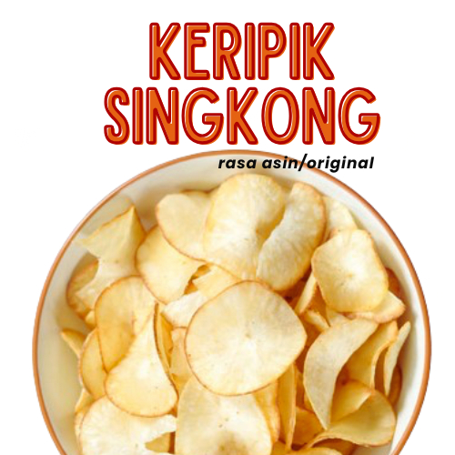 

Keripik Singkong Asin/Original 500gr / 250gr