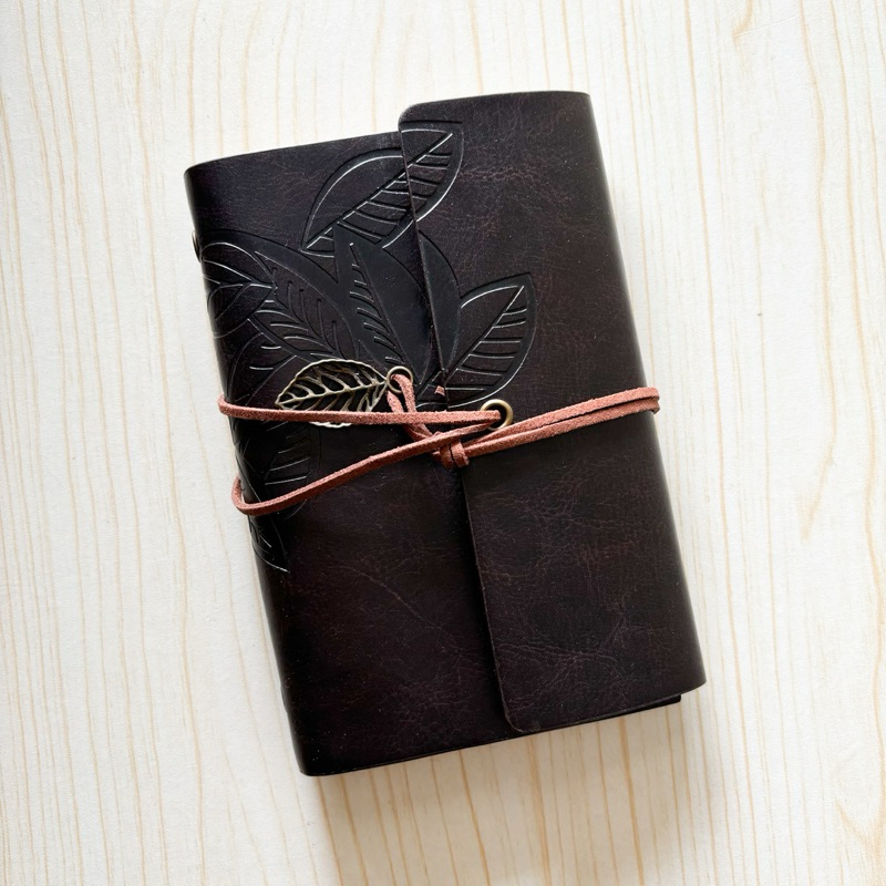 

Buku Jurnal Vintage Ukuran A6 Bahan Kertas Samson Cover Kulit