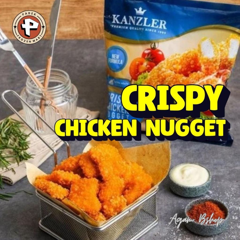 

Kanzler Crispy Chicken Nugget / Naget Ayam Crispy / Padek Frozen Mart