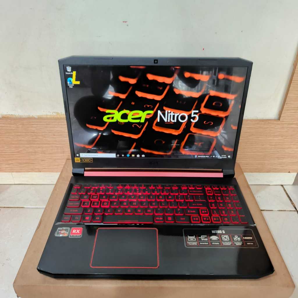 Laptop Acer Nitro AN515-43, Amd Ryzen 7 - 3750H, DualVga AMD Radeon RX 560X 4Gb, Ram 8 Gb / SSD 512G