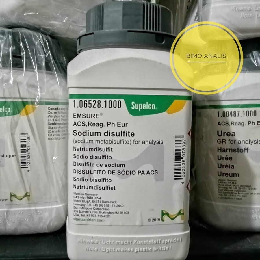 NATRIUM METABISULFITE / SODIUM DISULFITE MERCK 106528 1KG / Na2S