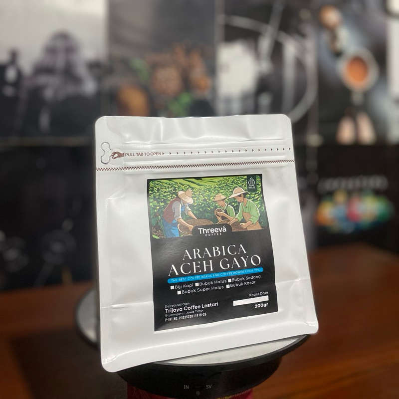 

KOPI ARABICA ACEH GAYO BIJI/BUBUK KOPI 200gr - PREMIUM GRADE ARABICA Aceh Gayo coffee Grade 1 - Bisa Biji Kopi Arabika atau Bubuk Kopi Arabika