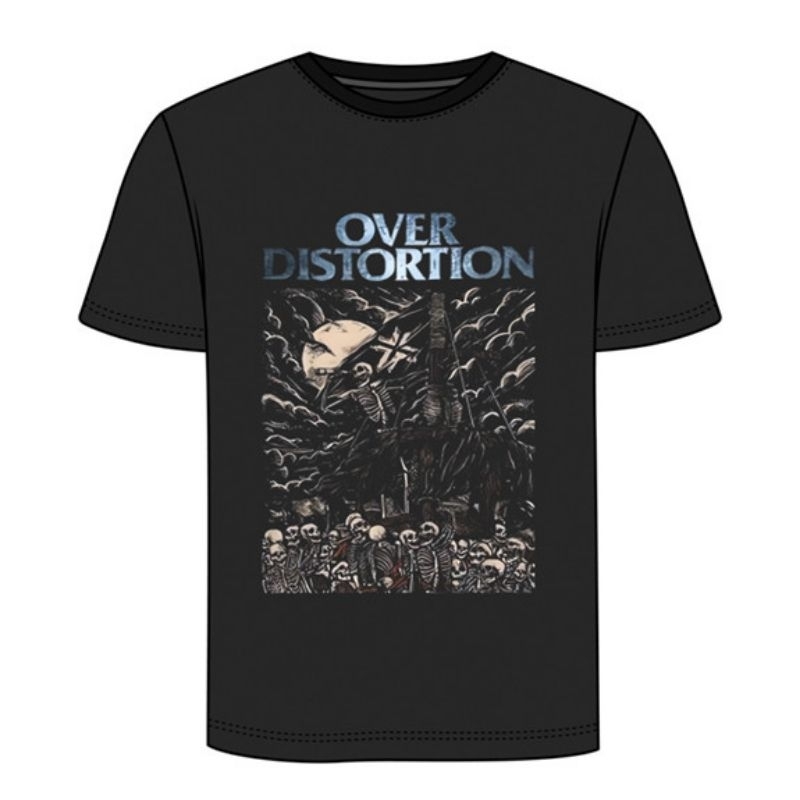 T-Shirt Kaos Premium | Over Distortion 007 Black Edition