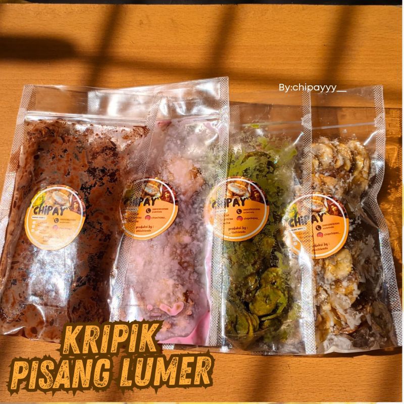 

Kripik Pisang Lumer|Banana Crispy Melted|Renyah Lumer kemasan pouch 80gr