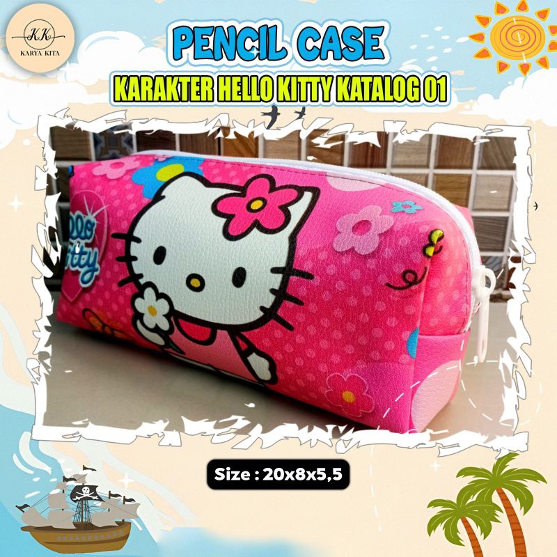 

LANCAR - tempat pensil karakter HELLO KITTY kode 01