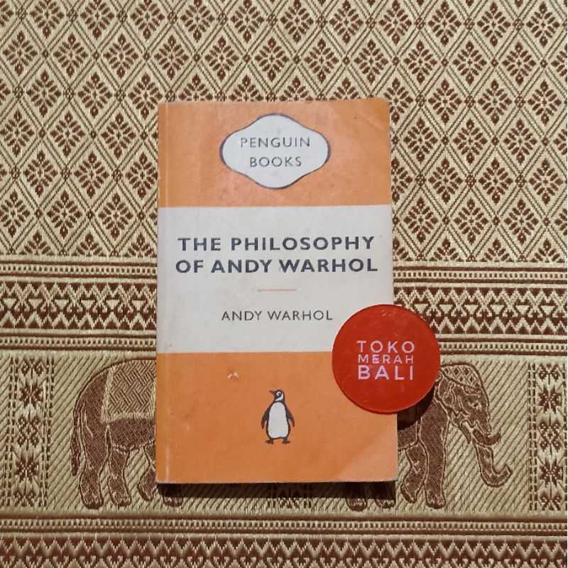 Buku Andy Warhol the Philosophy of Andy Warhol