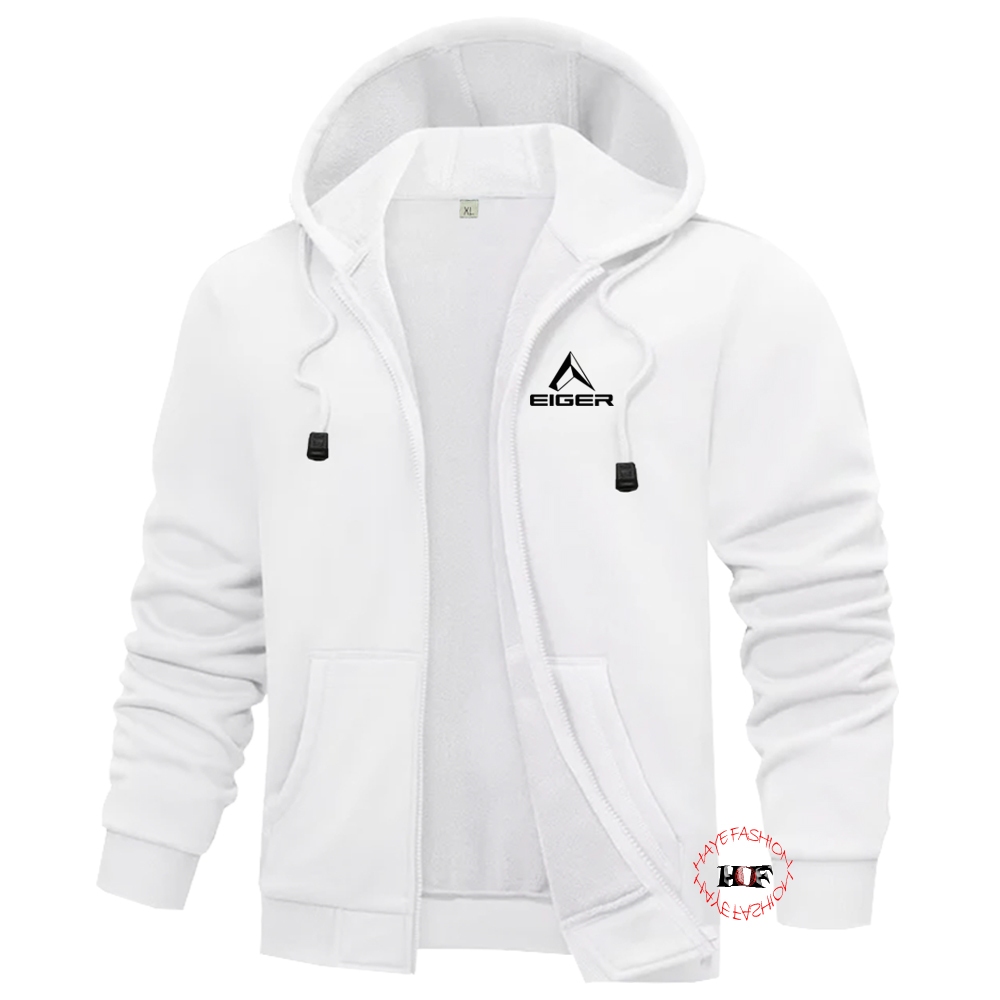 Haye Fashion - Jacket Zipper Resleting Jacket Mager 3D Hitam Jacket Pria/Wanita Jacket Tebal