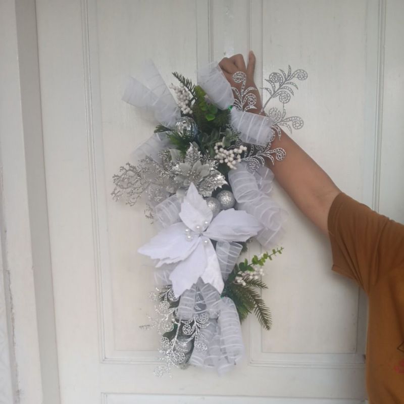 hiasan natal untuk pintu