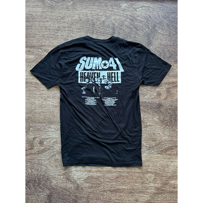KAOS BAND OFFICIAL SUM 41 - HEAVEN x HELL TRACKLIST MERCHANDISE