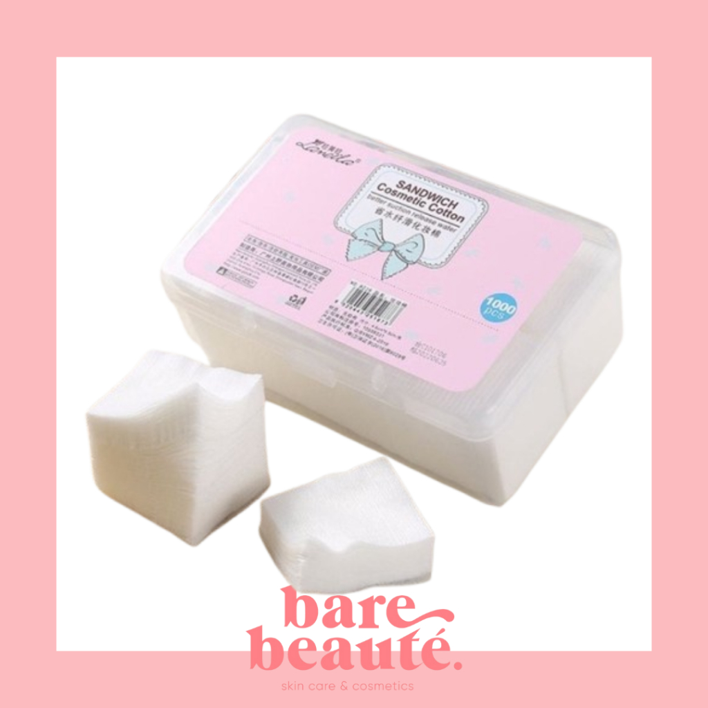 Lameila Facial Cotton 1000pcs | Kapas Wajah | Kapas Toner