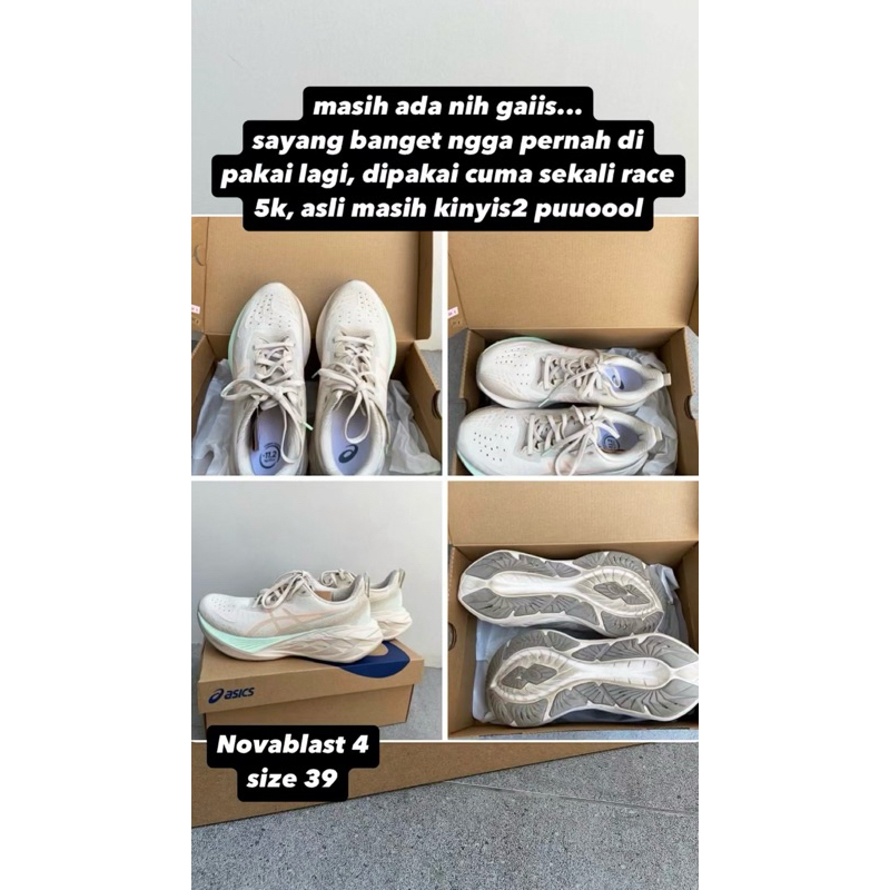 PRELOVED ASICS NOVABLAST 4