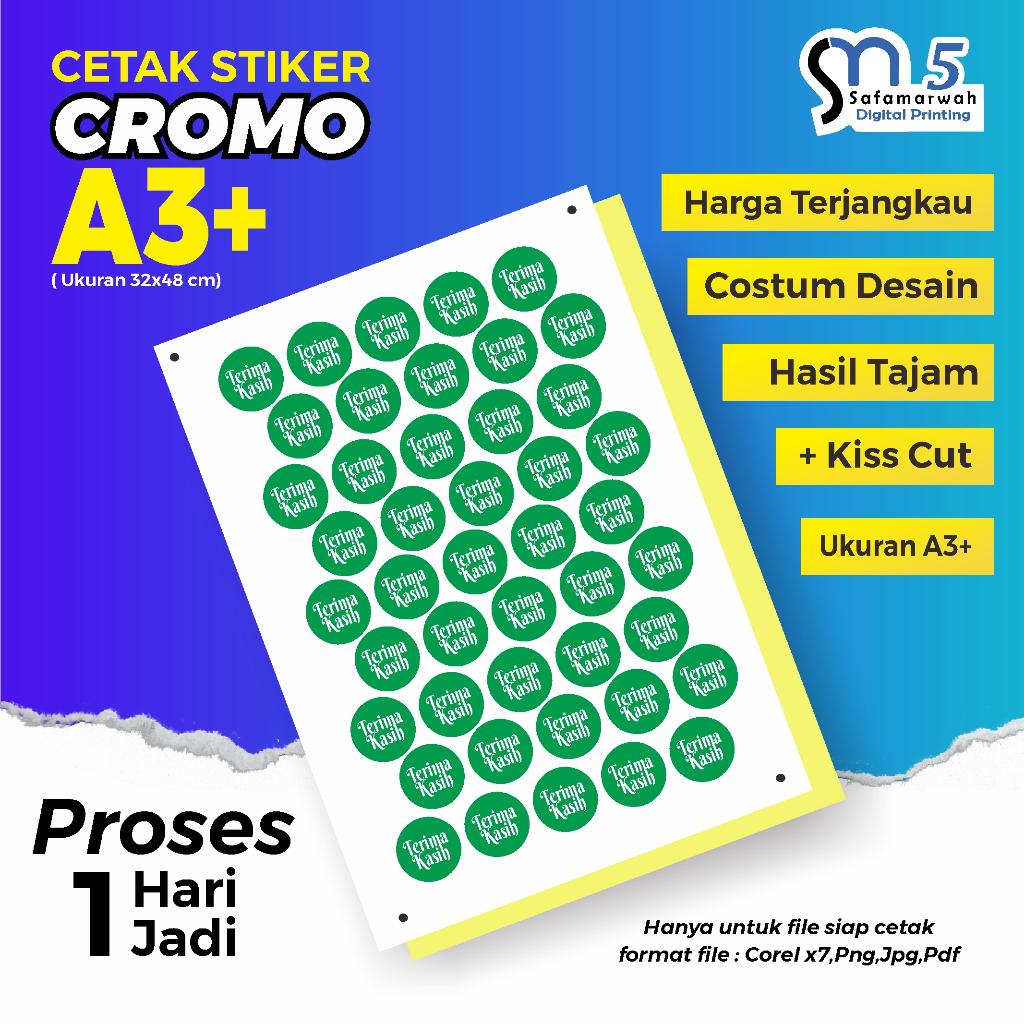 

Stiker Cromo A3+