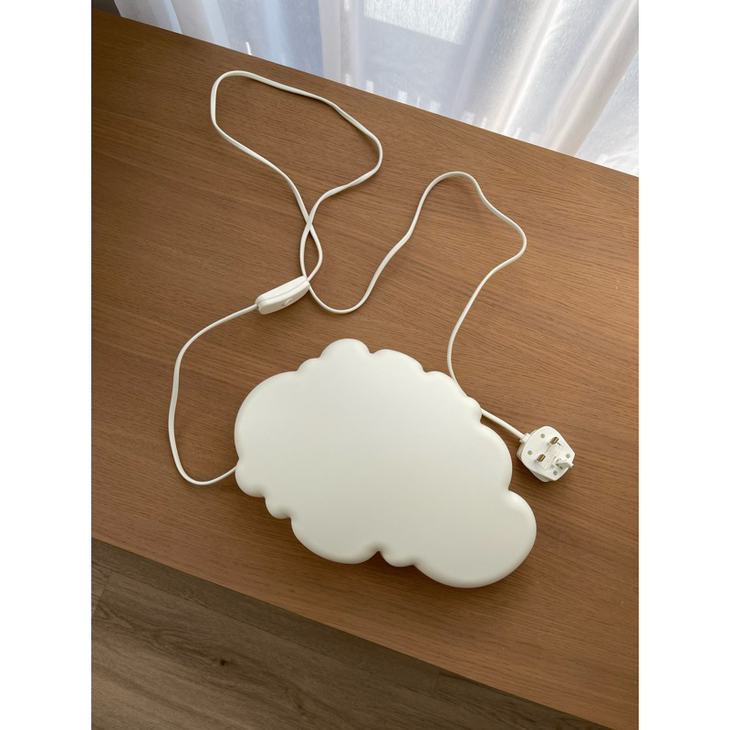 upplyst ikea cloud white lampu malam anak