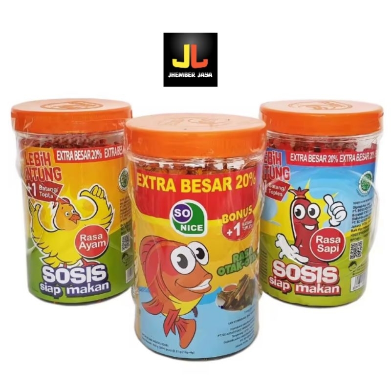 

Sosis So Nice Toples Sosis Siap Makan Isi 24 Biji