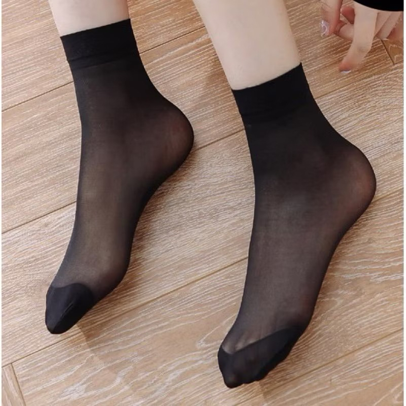 KAOS KAKI STOKING POLOS | KAOS KAKI STOKING PENDEK WANITA | STOKING POLOS TRANSAPARAN