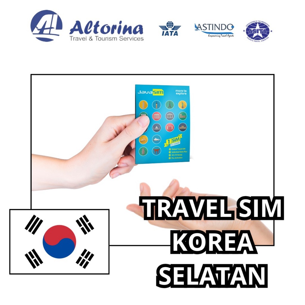 TRAVEL SIM Card Java Mifi -Korea Selatan