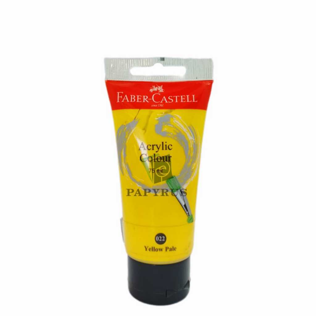 

CAT ACRYLIC / CAT AKRILIK / ACRYLIC PAINT FABER CASTELL 75ML YELLOW PALE