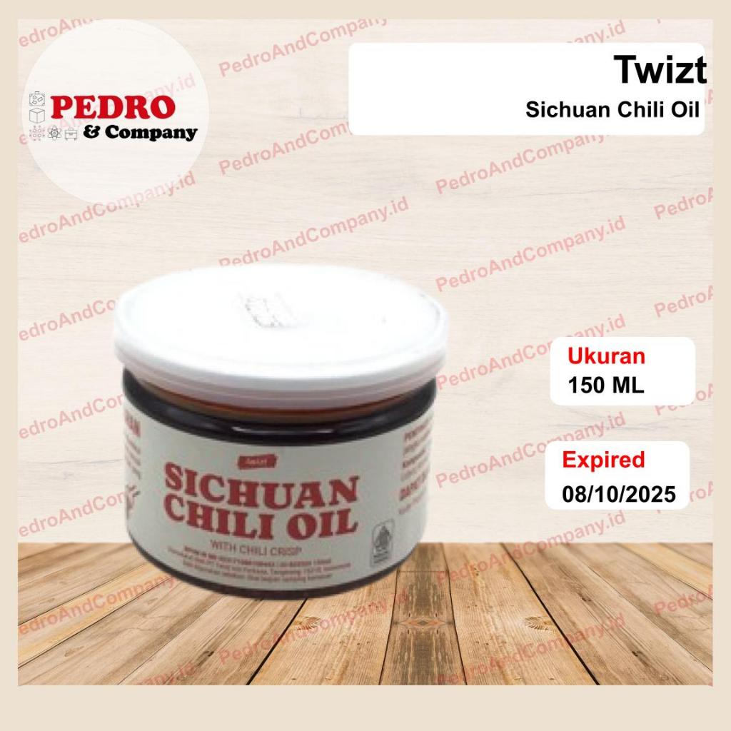 

Twizt SICHUAN CHILI OIL with Crisp 150 ml cabe minyak si chuan