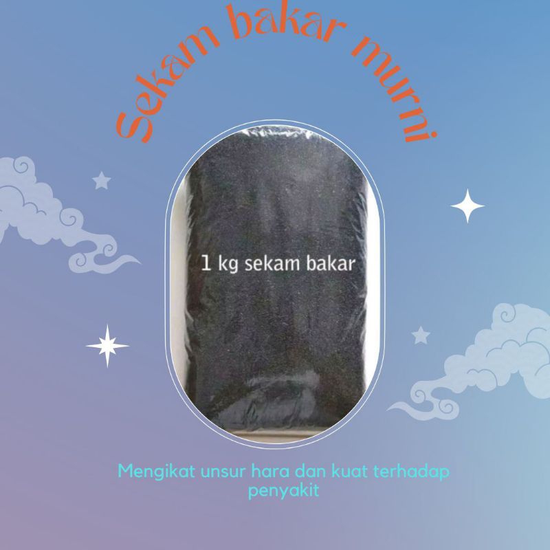 JAMIN ASLI.. Sekam Bakar, Padi, Sekam Bakar Murni Halus